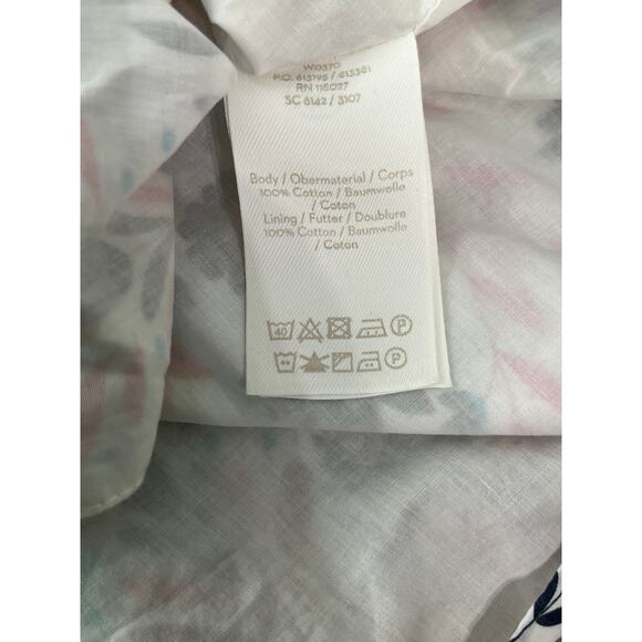 Boden Rosamund Wrap Blouse Womens‎ Size 16R Multicolor Floral Long Sleeves Artsy - Picture 7 of 10